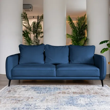 СЧАСТЛИВЫЙ ДЕНЬ Диван прямой, синий