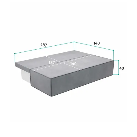 КОРСО ЛАЙТ Диван прямой синий