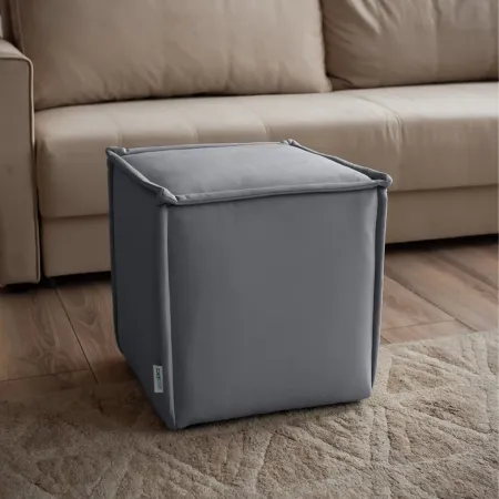 Маленькая радость Пуф квадратный светло-серый Маленькая радость Пуф квадратный светло-серый