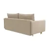 СКАНДИ Диван тканевый прямой бежевый