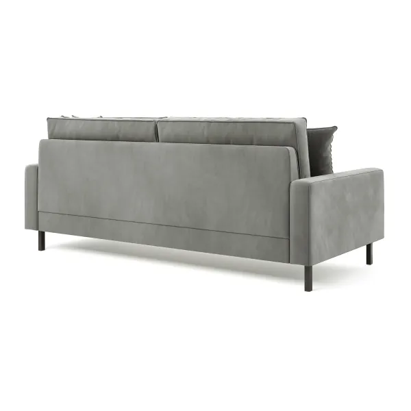 Хорошее настроение Диван прямой, серебристо-серый