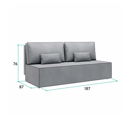 КОРСО ЛАЙТ Диван прямой мятный