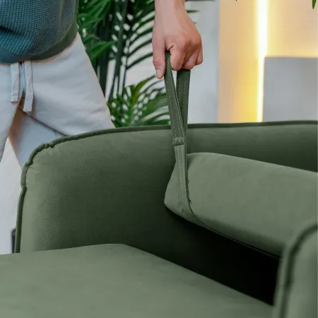 ПОРТЛЕНД Кресло-кровать зеленое