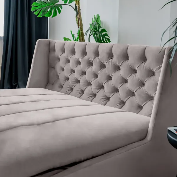 РИЧМОНД Складная кровать серо-бежевая, 160