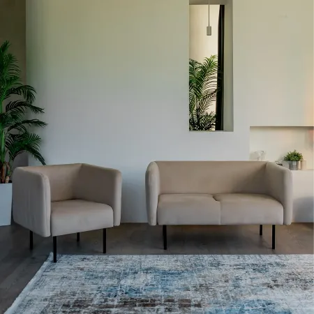 РИО Кресло тканевое бежевое РИО Кресло тканевое бежевое