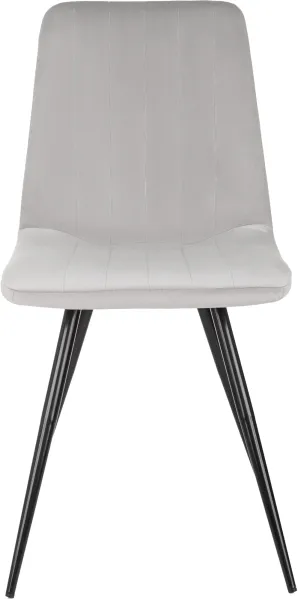 Стул для дома Бюрократ CH-K6_4 комплект 4шт св.серый Holland 09 металл черный на ножках (CH-K6_1/HL09_4)