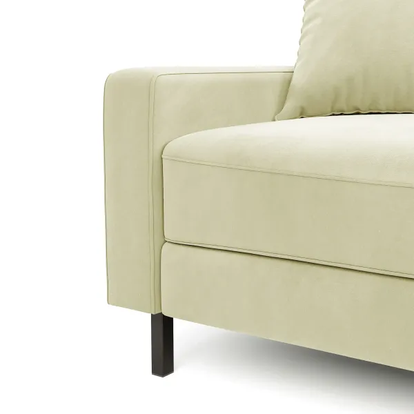 Хорошее настроение Диван прямой, молочный