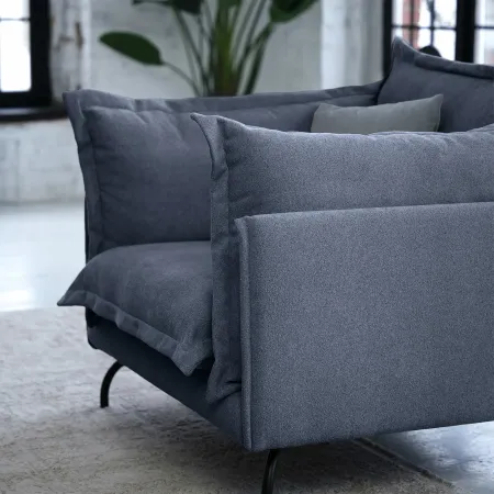 Облако комфорта Кресло, серо-синий Облако комфорта Кресло, серо-синий