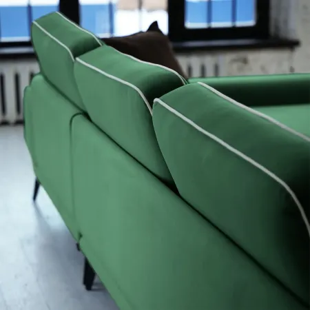 Солнечное побережье Диван угловой, зеленый