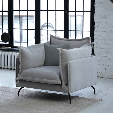 Облако комфорта Кресло, галечный серый Облако комфорта Кресло, галечный серый