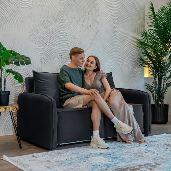 ПОРТЛЕНД МИНИ Диван прямой серый