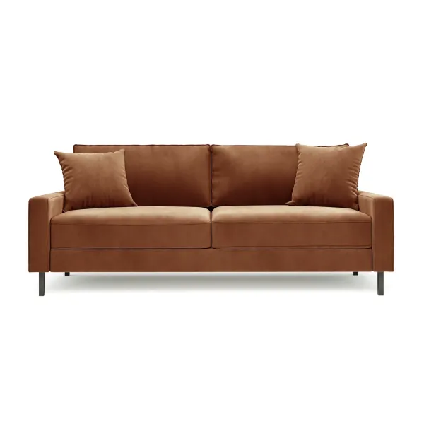Хорошее настроение Диван прямой, медно-коричневый Хорошее настроение Диван прямой, медно-коричневый