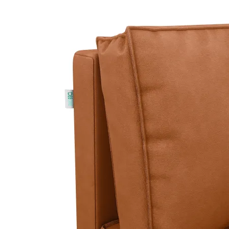 КОРСО ЛАЙТ Диван прямой терракотовый