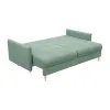 СКАНДИ Диван тканевый прямой мятный