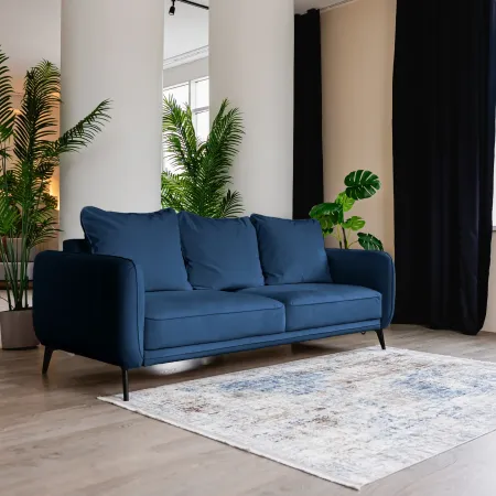 СЧАСТЛИВЫЙ ДЕНЬ Диван прямой, синий