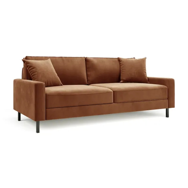 Хорошее настроение Диван прямой, медно-коричневый Хорошее настроение Диван прямой, медно-коричневый