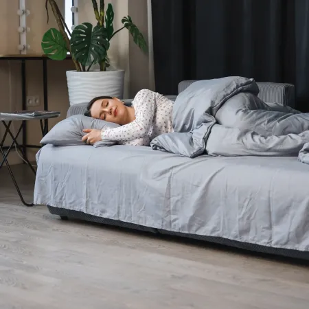 ДОЛГОЖДАННЫЙ ОТПУСК Диван угловой, серый