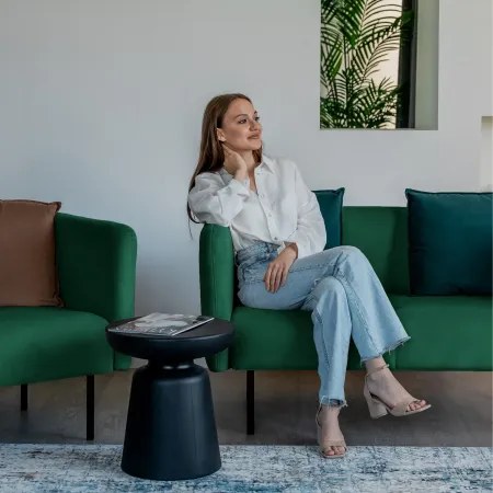 РИО Диван прямой зеленый